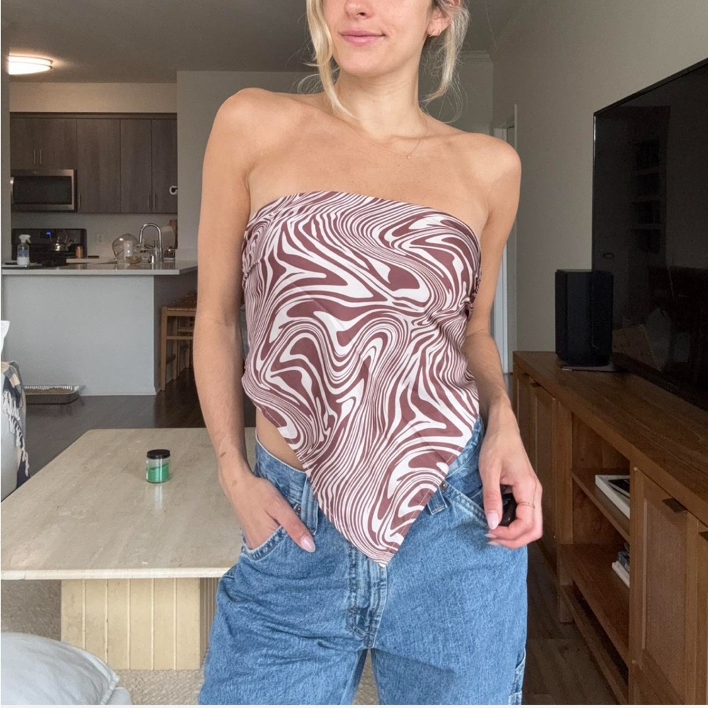 Princess Polly Versatile Scarf Top - Picture 1 of 12